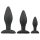 Easytoys Rocket - anustappi-setti - musta (3 osaa)