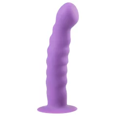 Easytoys - aaltoileva dildo imukupilla - violetti