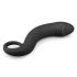 EasyToys Kaareva Dong - silikoninen anaalidildo (musta)
