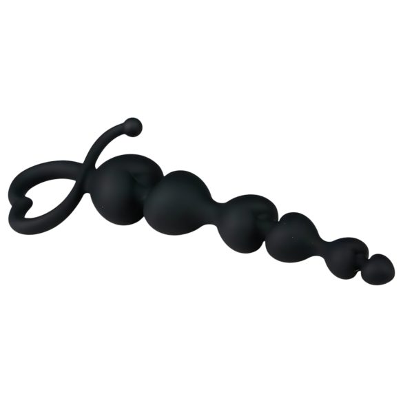 EasyToys - helmellinen anaalidildo (musta)