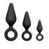 Easytoys - Anustappisarja renkailla - 3 kpl (musta)