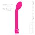 Easytoys Slim - G-piste vibraattori (pinkki)