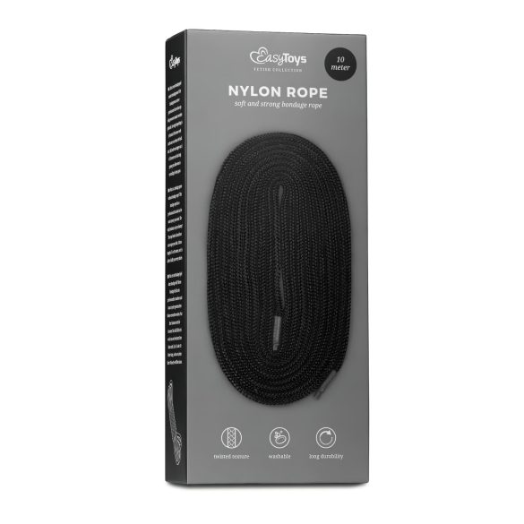 Easytoys - bondage-köysi - 10 m - musta
