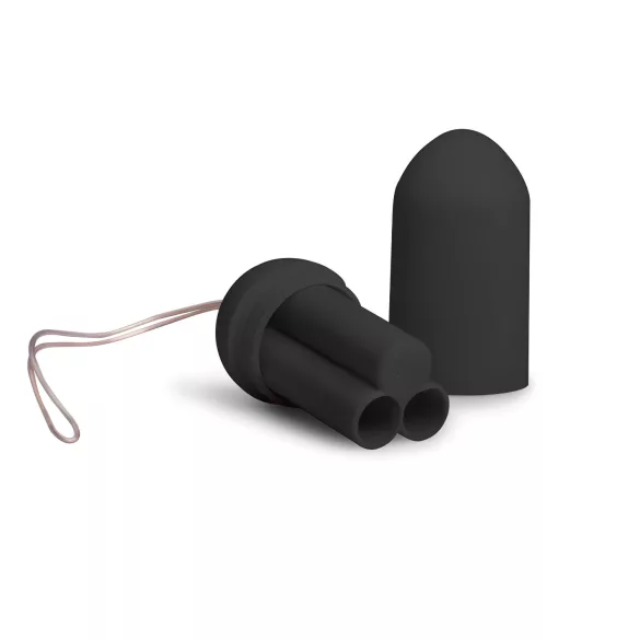Easytoys - kaukosäädettävä vibraatio-muna - musta