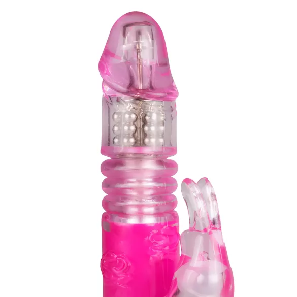 EasyToys Bunny - työntöliikevibraattori (vaaleanpunainen)