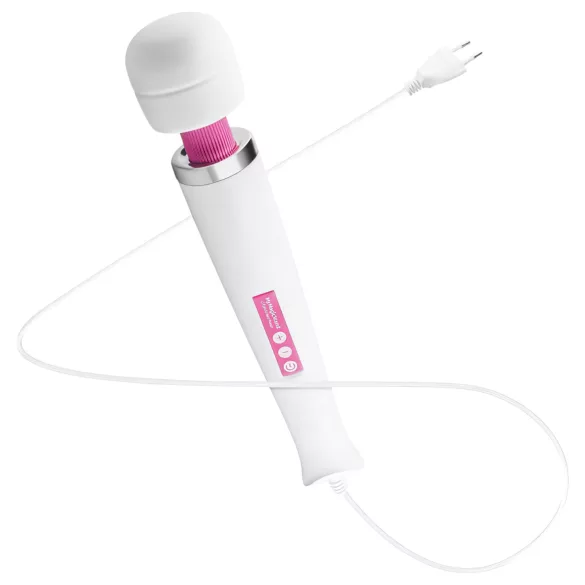 MyMagicWand - tehokas hierontavibraattori - valkoinen-pinkki
