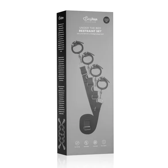 Easytoys - sänkyyn sidontasarja - musta