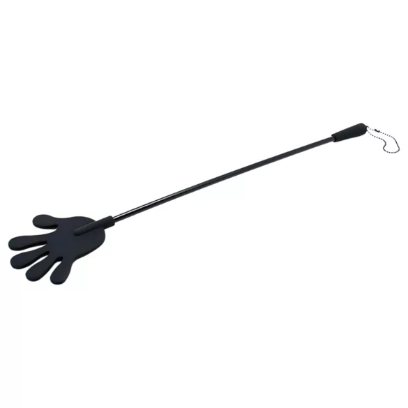 Rimba - ratsastuspiiska silikoninen kädellä - 40cm - musta