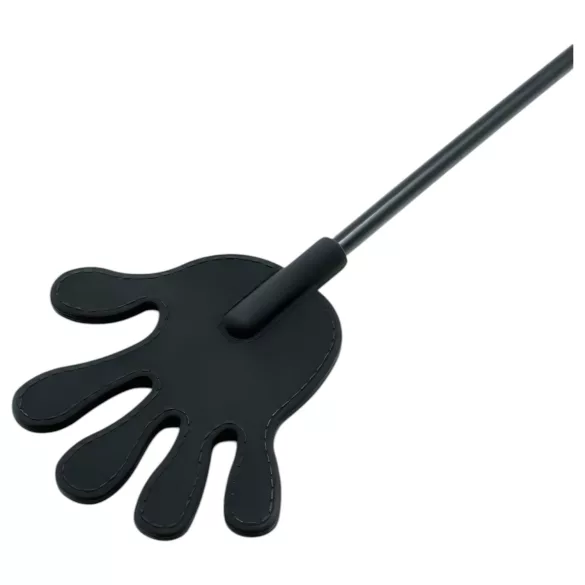 Rimba - ratsastuspiiska silikoninen kädellä - 40cm - musta