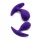 Rimba Copenhagen - anustappi­setti (violetti, 2 kpl)
