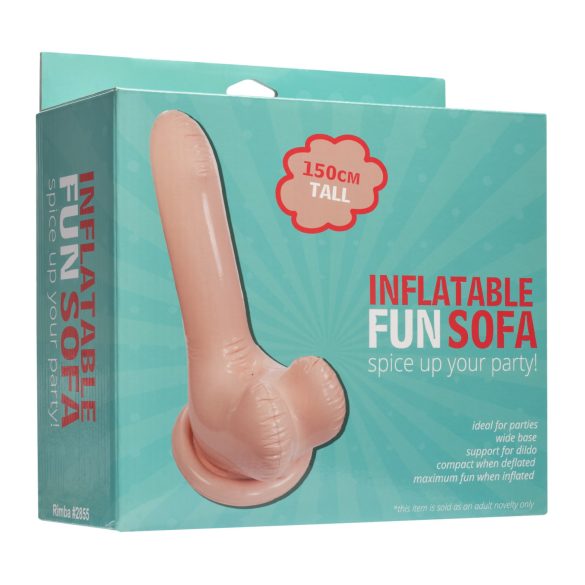 Inflatable Fun - puhallettava penissohva - 66 cm