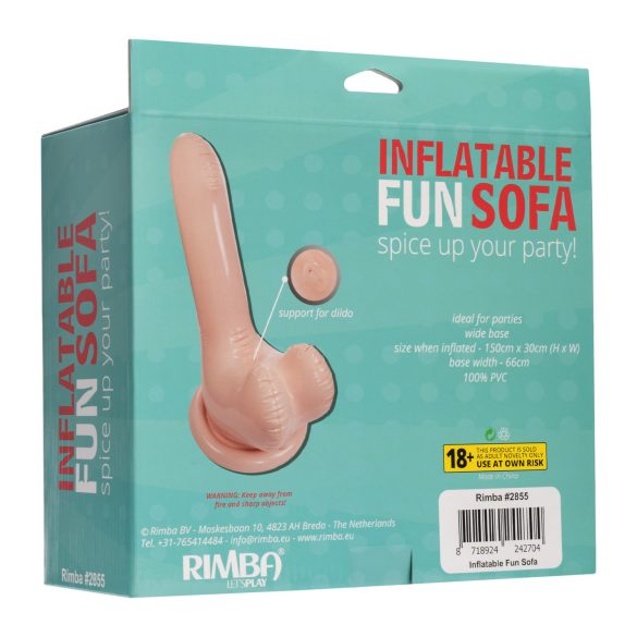 Inflatable Fun - puhallettava penissohva - 66 cm