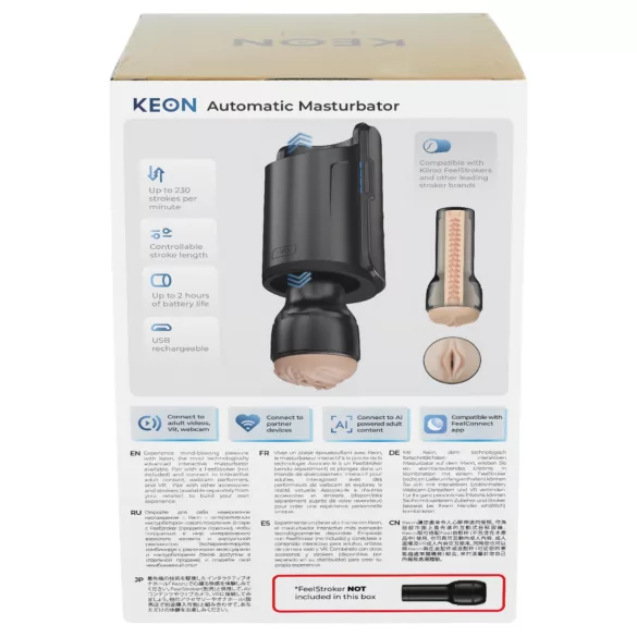 Kiiroo Keon Wifi automaattinen masturbointilaite - lisäosa - musta