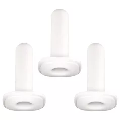   Kiiroo Onyx - masturbaattori hihanauha - tiukka istuvuus - 3 kpl - valkoinen