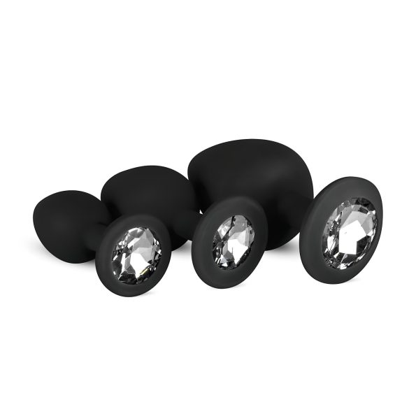 Easytoys Diamond - Anaalitappisetti (musta)