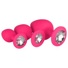 Easytoys Diamond - anustappisetti - pinkki