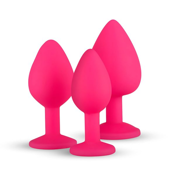 Easytoys Diamond - anustappisetti - pinkki