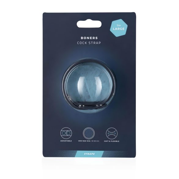 Boners - säädettävä penisrengas - harmaa - koko L