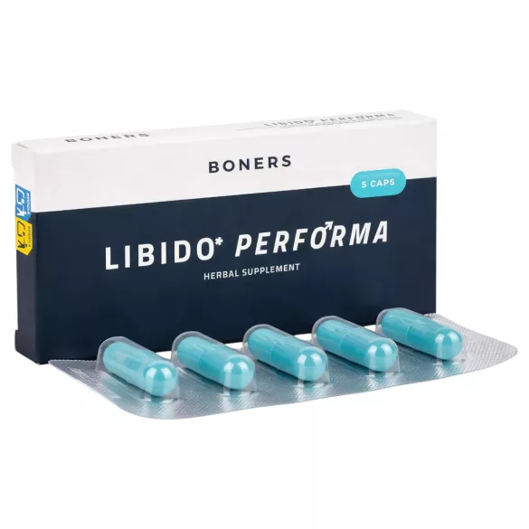 Boners Libido Performa - ravintolisäkapselit miehille (5 kpl)