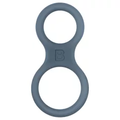   Boners Classic - penis- ja kivestenrengas - silikoni - harmaa