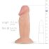 Real Fantasy Archi - luonnollinen dildo - 11,5cm (nude)