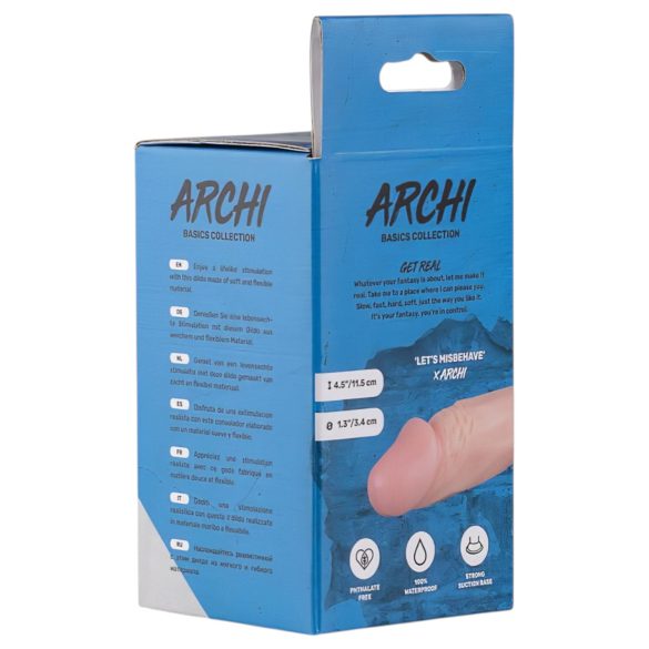 Real Fantasy Archi - realistinen dildo - 11,5 cm - luonnollinen