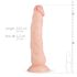 Real Fantasy Dylan - aito dildo - 23cm (nude)
