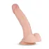 Real Fantasy Derek - aidon tuntuinen dildo kiveksillä - 22cm - luonnonväri