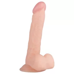   Real Fantasy Felix - realistinen dildo kiveksillä - 22 cm - luonnonvärinen
