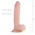 Real Fantasy Glynn - realistinen kivesdildo - 25 cm - iho