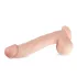 Real Fantasy Lexon - realistinen dildo kiveksillä - 33 cm - vaalea