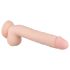 Real Fantasy Elvin - ladattava, aidon tuntuinen vibraattori - 28 cm (luonnollinen)