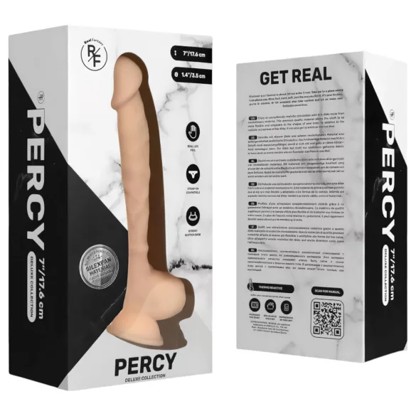 Real Fantasy Percy - realistinen dildo - 18 cm - luonnollinen