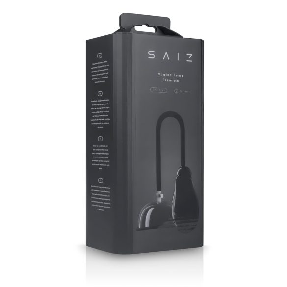 Saiz Premium - Automaattinen intimiumpumpu (läpinäkyvä-musta)