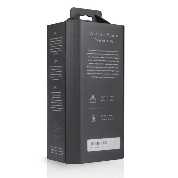 Saiz Premium - automaattinen vaginapumppu - läpinäkyvä/musta