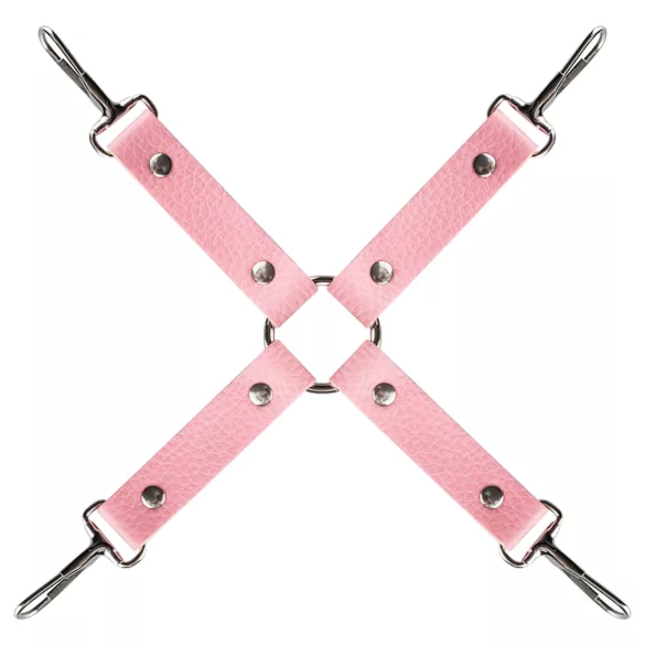 Secret Pleasure Chest - edistynyt BDSM‑setti - 14 osaa (pinkki)