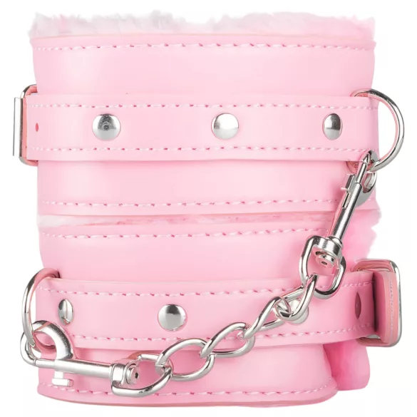 Secret Pleasure Chest - edistynyt BDSM‑setti - 14 osaa (pinkki)