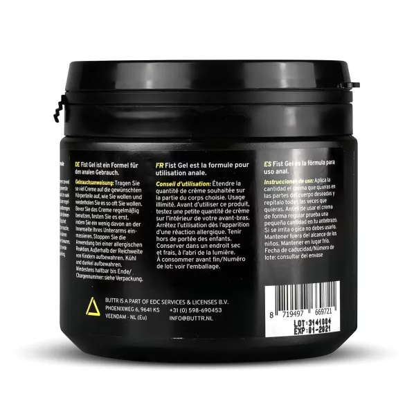 BUTTR - fisting-geeli - vesipohjainen liukuvoide - 500ml
