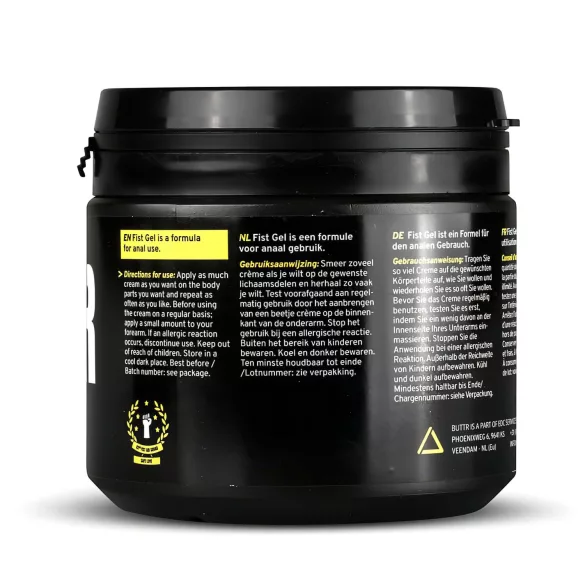 BUTTR - fisting-geeli - vesipohjainen liukuvoide - 500ml