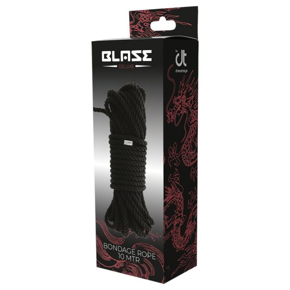 Blaze - bondage köysi - 10 m - musta