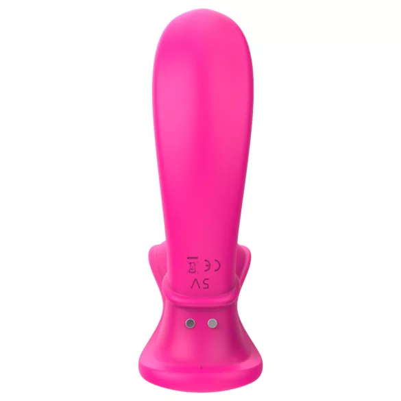 Dreamtoys Essentials - puettava G-pistettä stimuloiva vibraattoripikkuhousu (magenta)