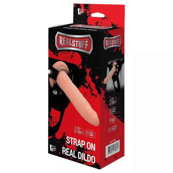 RealStuff - strap-on dildoa kiinnitettävä - kapea - iho