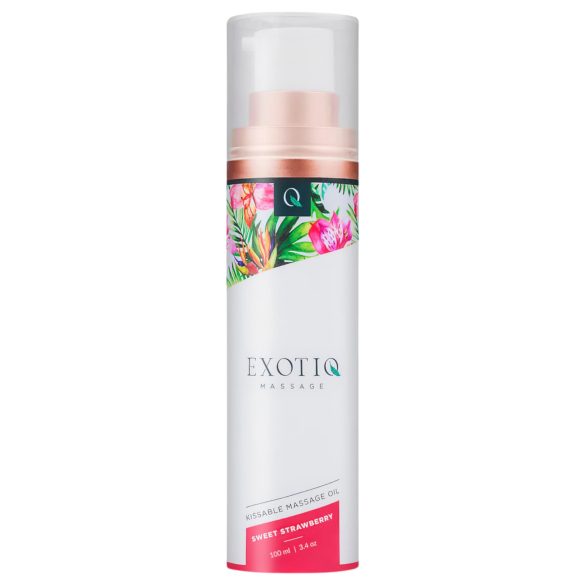 Exotiq - hierontaöljy - mansikka - 100 ml