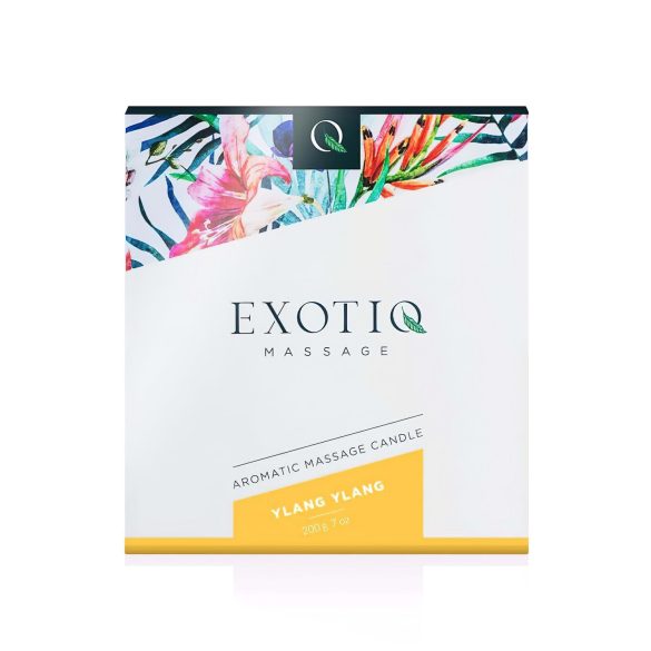 Exotiq - tuoksuva hierontakynttilä - ylang ylang - 200g