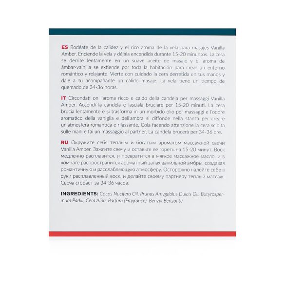 Exotiq - hierontakynttilä - vanilja-meripihka - 200g