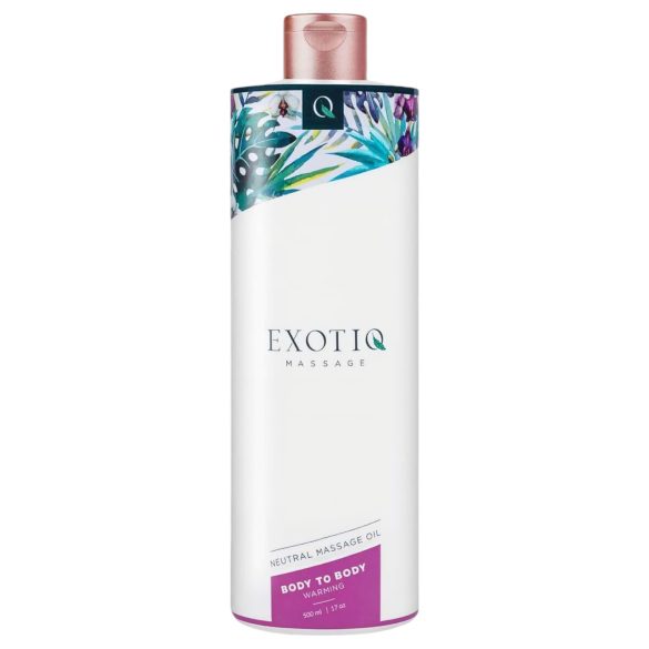 Exotiq Body to Body - Lämpöä Antava Hierontaöljy (500 ml)