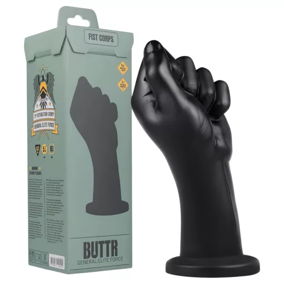 BUTTR Fist Corps - fistausdildo - musta