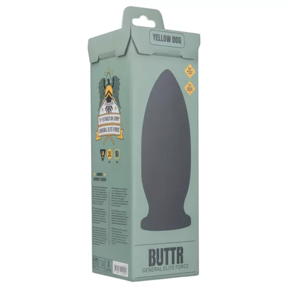 BUTTR Yellow Dog - dildo imukupilla - musta