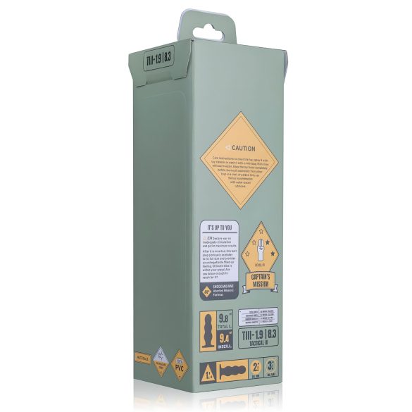 BUTTR Tactical III - strap-on dildo - imukuppi - musta