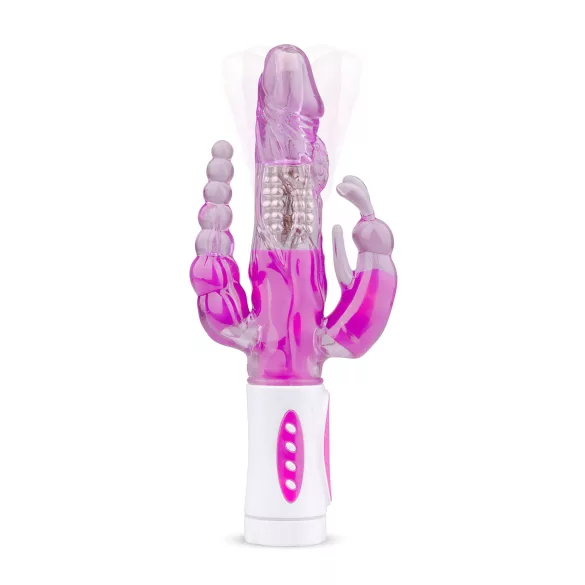 Easytoys Raving Rabbit - 3-haarainen vibraattori (pinkki)